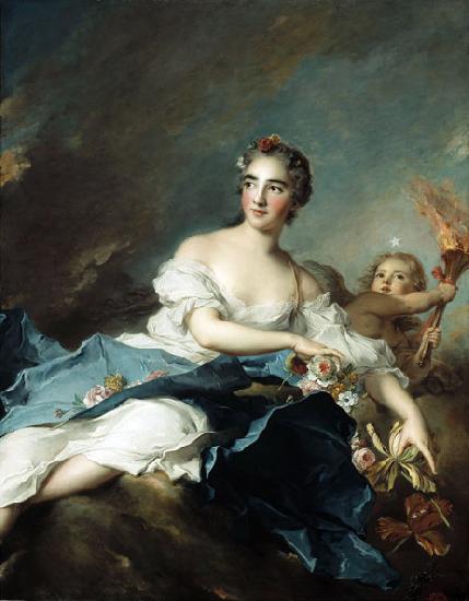 Jjean-Marc nattier The Marquise de Vintimille as Aurora, Pauline Felicite de Mailly-Nesle Sweden oil painting art